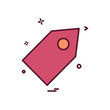 Satılık etiket simge tasarlamak vektör