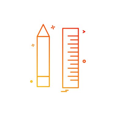 Kalem Ölçekli simge tasarım vektörü
