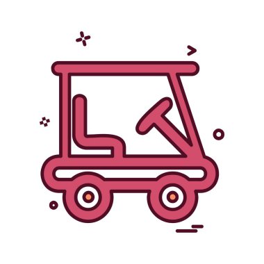 Seyahat simgesi tasarım vektörü 