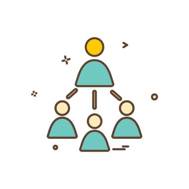 Grup avatar simge tasarım vektörü