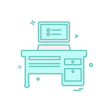 Bilgisayar simgesi tasarım vektörü