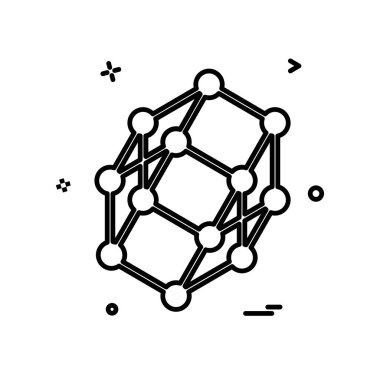 Ağ simgesi tasarım vektörü