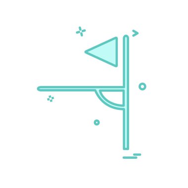 Köşe simge tasarlamak vektör