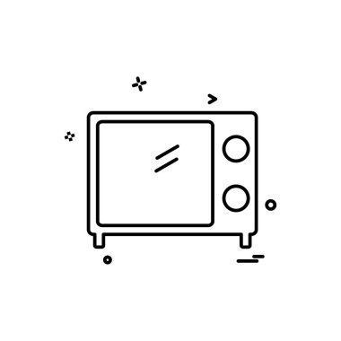 Mobilya simgesi tasarım, renkli vektör çizim