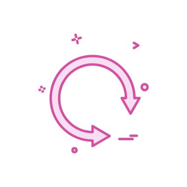 Ok simgesi tasarım vektörü