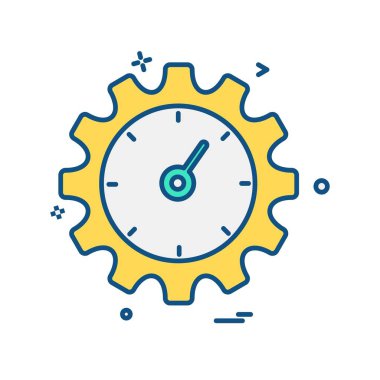 Dişli simge tasarlamak vektör