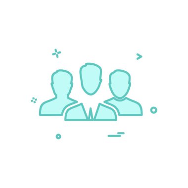 Avatar simge tasarlamak vektör