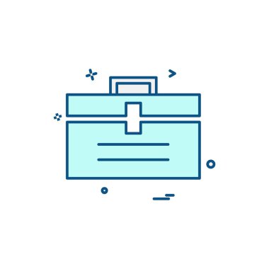 İş simgesi tasarım vektörü