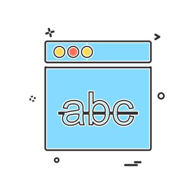 Web düzen simge tasarlamak vektör