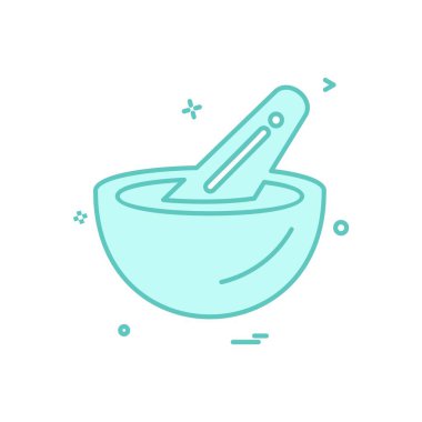 Bowl simge tasarım vektörü