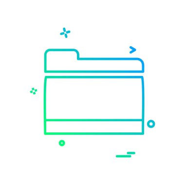 Dosya simgesi tasarım vektörü 