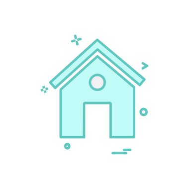 Ev simge tasarlamak vektör