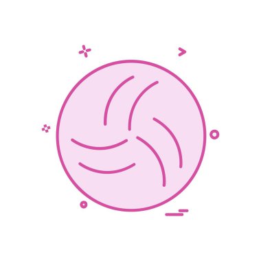 Topu simge tasarlamak vektör