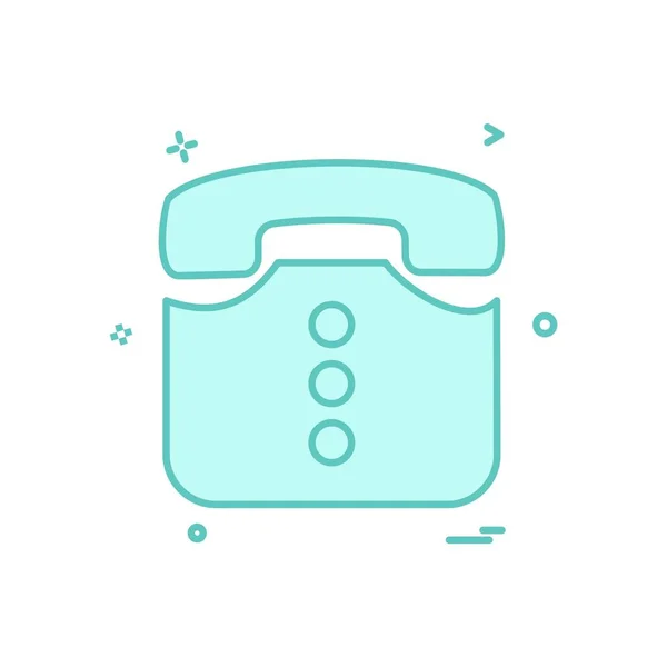 Вектор Проектирования Иконок Телефона — стоковый вектор