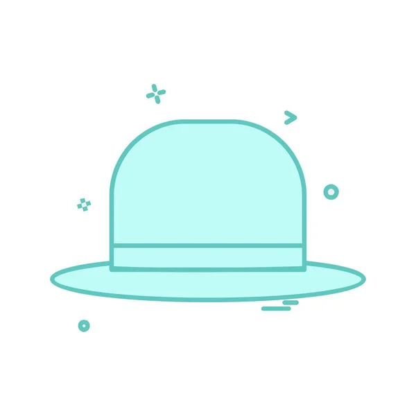 Hat Icon Design Vector — Stock Vector