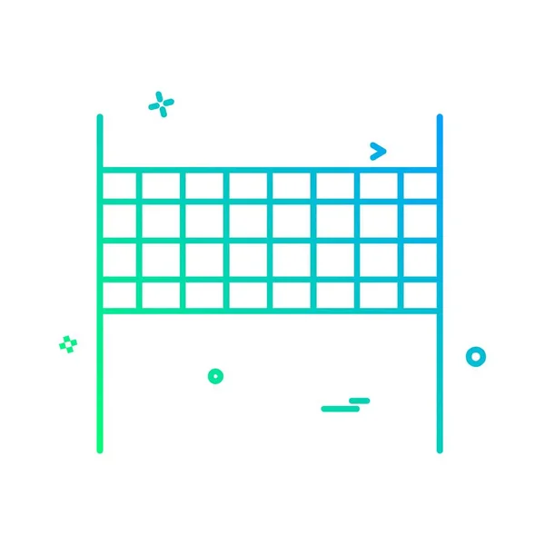 Volley ball icon design vector