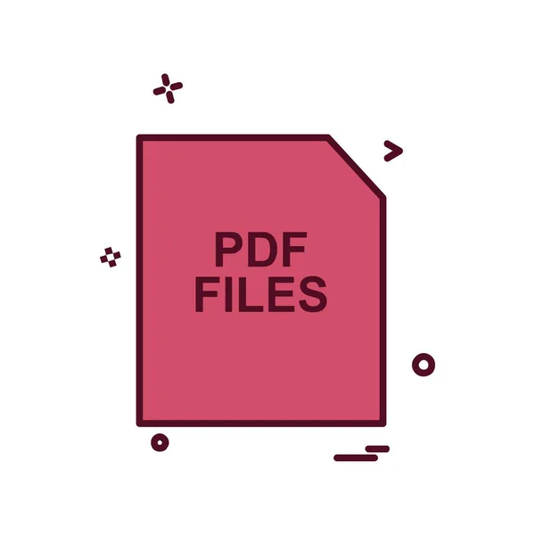 ファイルのアイコンデザインベクトル — ストックベクタ