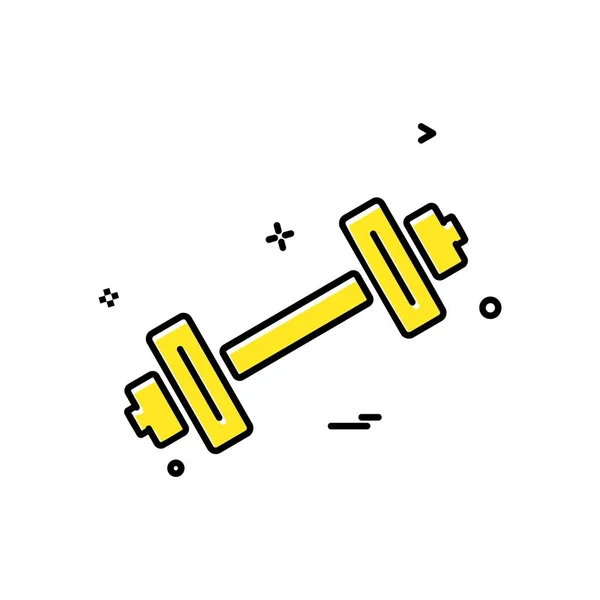 Vector Diseño Icono Fitness — Vector de stock