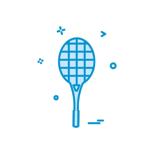 Vetor Design Ícone Badminton —  Vetores de Stock
