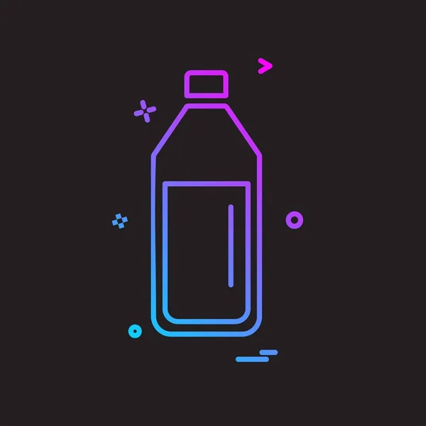 Drink Icon Design Bunte Vektorillustration — Stockvektor