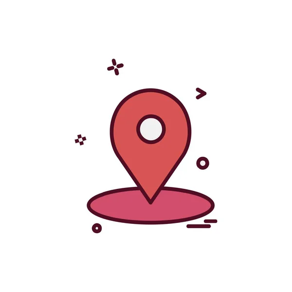 Navigation Symbol Design Vektor Illustration — Stockvektor