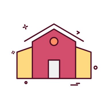 Ev simgesi tasarım vektörü