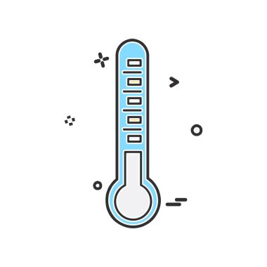 Termometre simge tasarlamak vektör