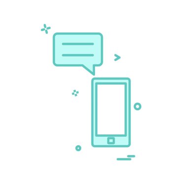 Akıllı telefon simge tasarlamak vektör 