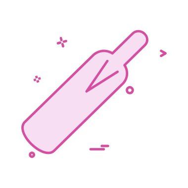 Kriket simge tasarlamak vektör 