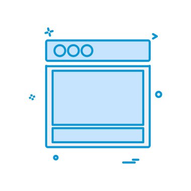 Web düzen simge tasarlamak vektör