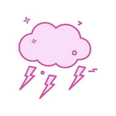 Sadece simge vektör üzerinde beyaz baclground hava