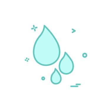 Damla simge tasarlamak vektör