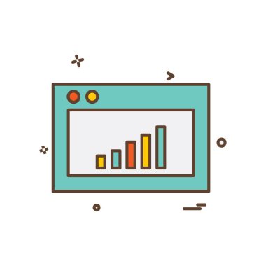 İş grafik simge tasarlamak vektör