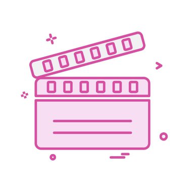 Film simge tasarlamak vektör