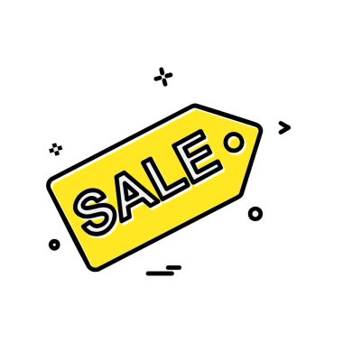 Satış etiketi tasarım vektörü