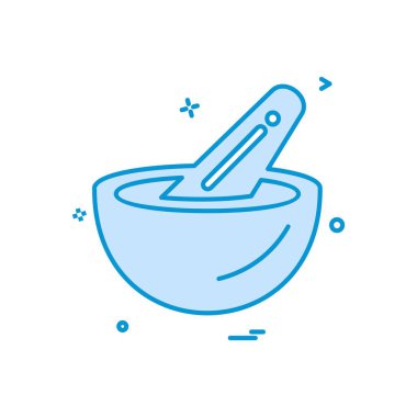 Bowl simge tasarım vektörü