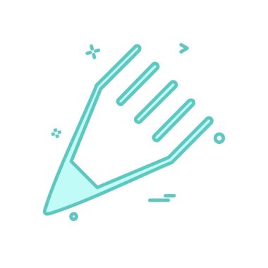 Kalem simgesi tasarım vektörü