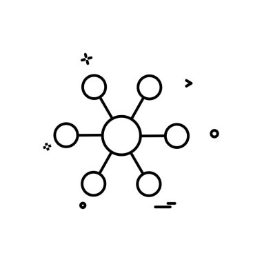 Ağ simgesi tasarım vektörü
