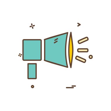 Mega telefon simge tasarlamak vektör