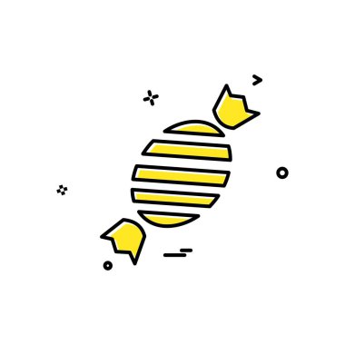 Şekerleme simge tasarlamak vektör