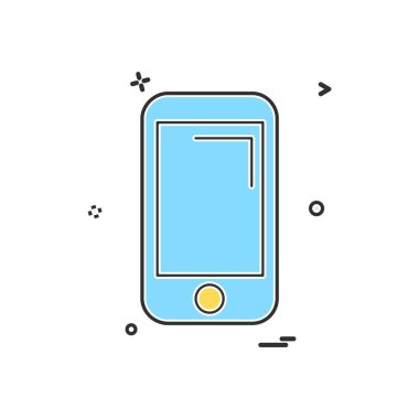 Akıllı telefon simge tasarlamak vektör 