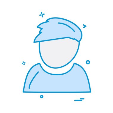 Avatar simge tasarlamak vektör