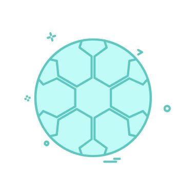 Topu simge tasarlamak vektör