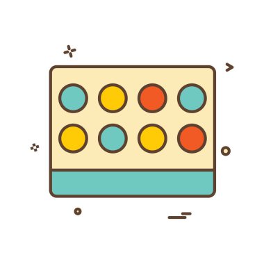 lab bilim simgesi vektör tasarımı