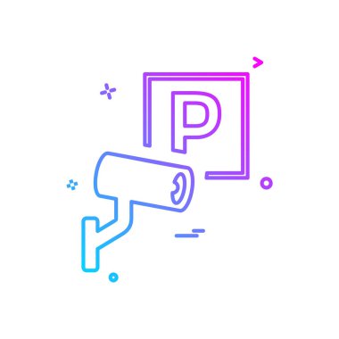 Seyahat simgesi tasarım vektörü