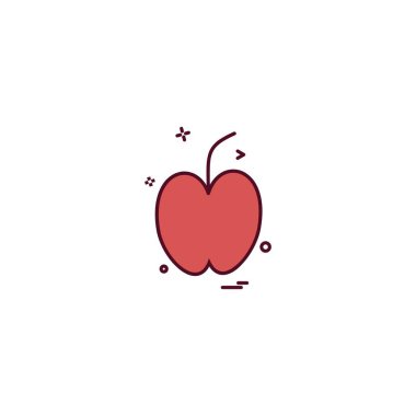 Apple simge tasarım vektörü 