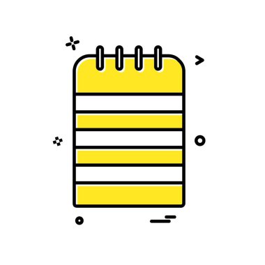 Pano simgesi tasarım, renkli vektör çizim