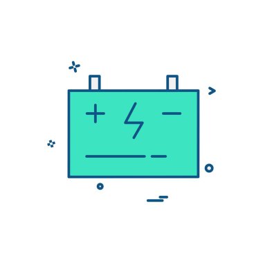 Araba atölyesi simge tasarım vektörü 