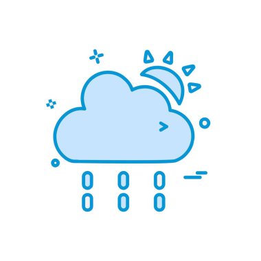 Bulut simgesi tasarım vektörü