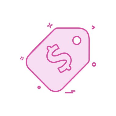 Satılık etiket simge tasarlamak vektör